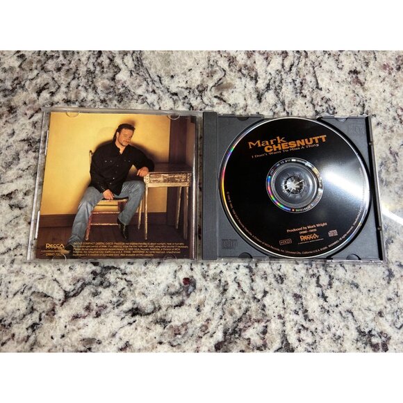 Mark Chesnutt CD 1999 I Don’t Want To Miss A Thing Country Album Decca DRND 7003 - Picture 4 of 5